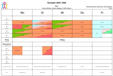 Stundenplan Kindergarten a
