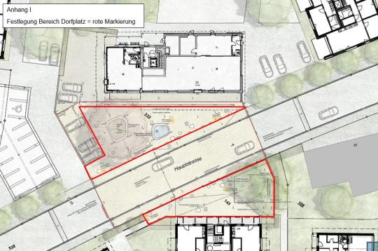 Dorfzentrum Plan